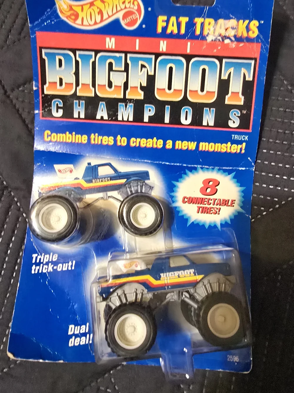 Vintage Hot Wheels Bigfoot Champions Blue Monster Truck Toy
